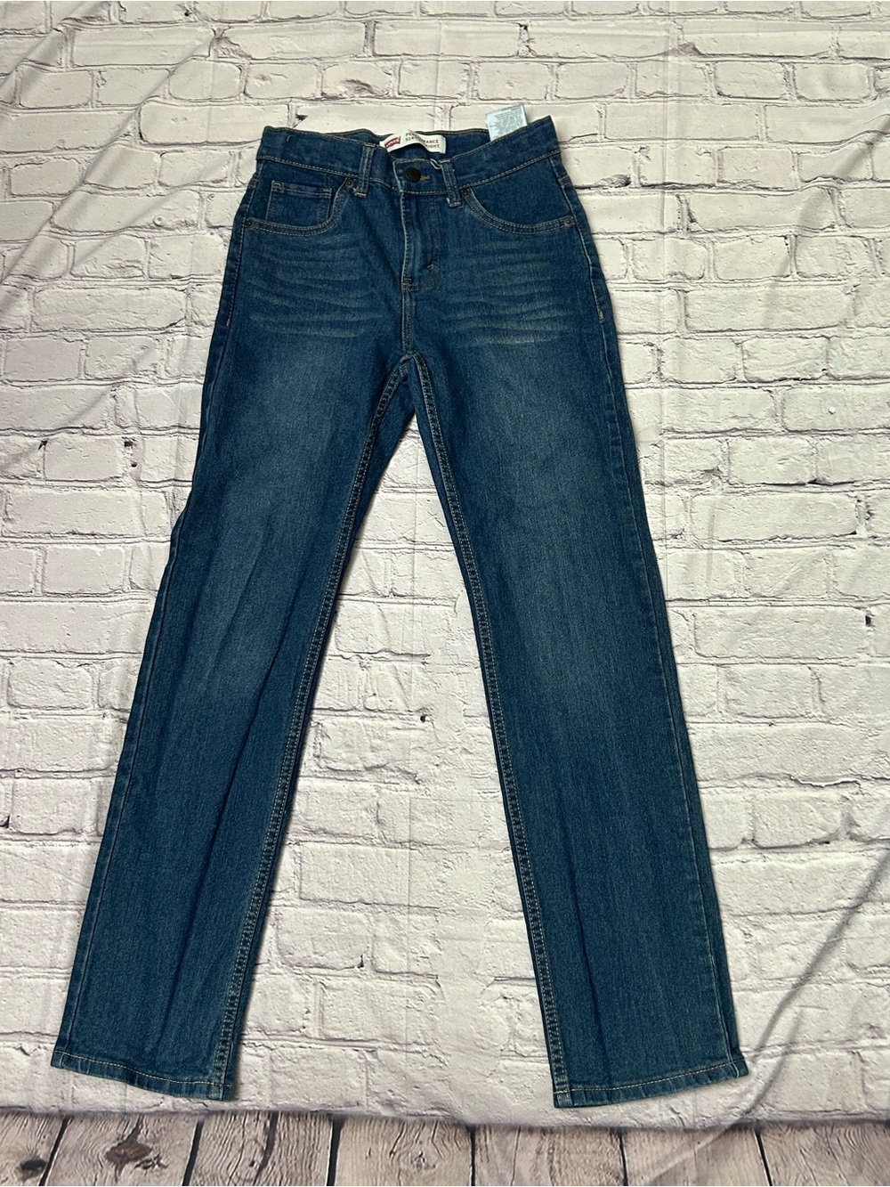 Levi's Kids Dark Blue Straight Jeans